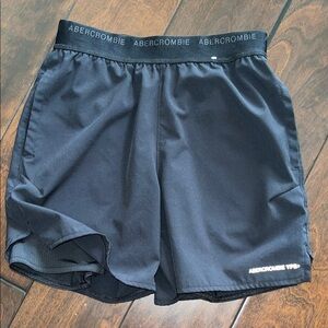Abercrombie & Fitch boys Black Athletic Shorts